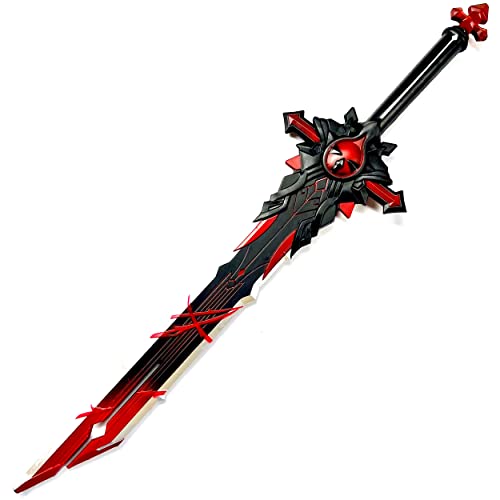 40inch Fantasy Foam Sword Wolf Gravestone, Black & Red High