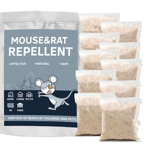 Mouse Repellent Pouches Rodent Mice Squirrel Repellent Pouches with Peppermint