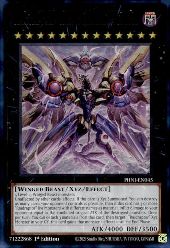YU-GI-OH! Raidraptor - Rising Rebellion Falcon - PHNI-EN045 - Ultra