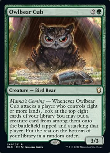 Magic: the Gathering - Owlbear Cub (246) - Battle for
