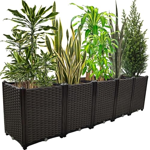 Large Planters for Outdoor Plants Raised Garden Bed Elevated Garden