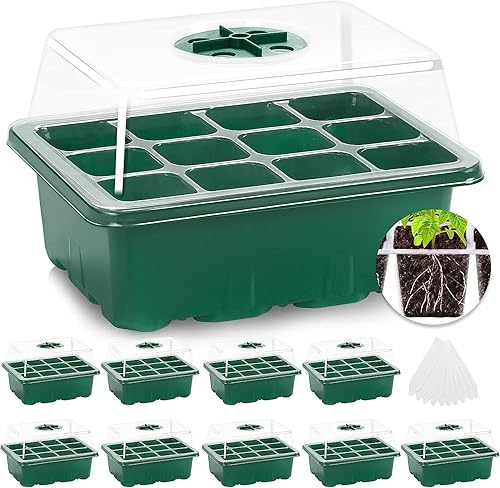 MIXC 10 Packs Seed Starter Tray Seed Starter Kit with