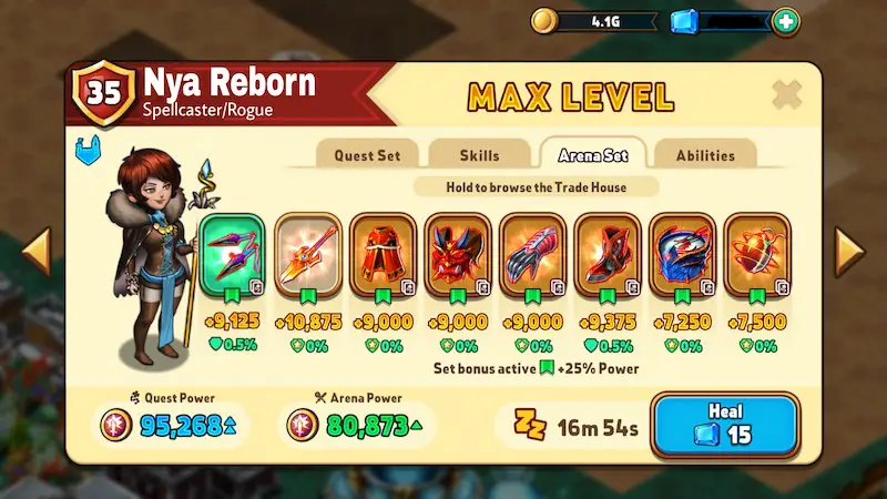 shop heroes guide half plate