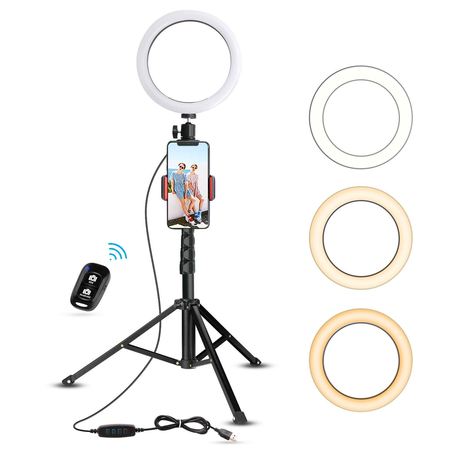 amazon selfie light for iphone