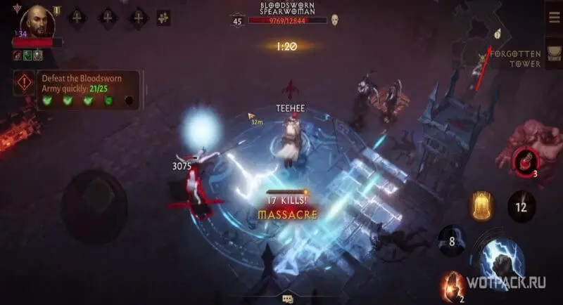 Forgotten Tower in Diablo Immortal: how to get through, defeat Blood Priestess Innaloth and Countess