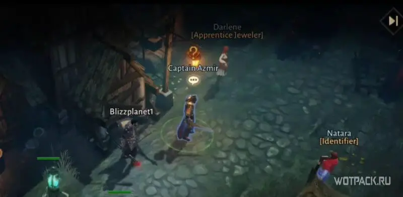 Captain Azmir in Diablo Immortal: Bug in the quest A New Trial at the Ashwold Cemetery
