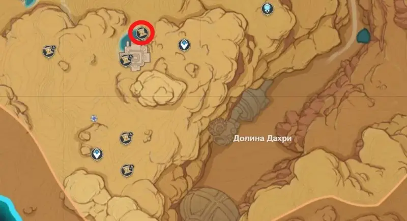 Tables in Genshin Impact: where to find in the Sumeru Desert (map)