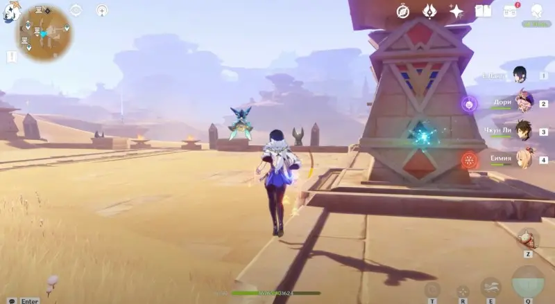 Spark and torch puzzle near King Deshret's tomb in Genshin Impact