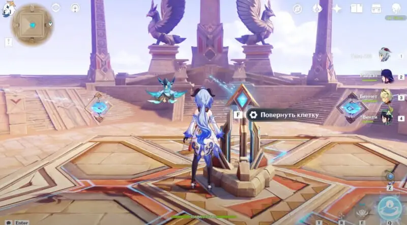  Ray puzzle on top of King Deshret's tomb in Genshin Impact