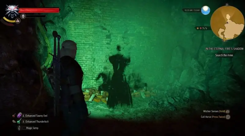 In the shadow of the eternal flame in The Witcher 3: how to start and save the priest