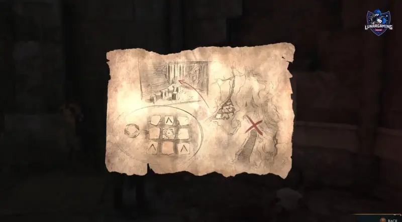 Hogwarts Legacy Cursed Tomb Treasure: Mystery Map Fragment