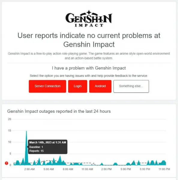 Genshin network error Impact: what to do and how to check network settings