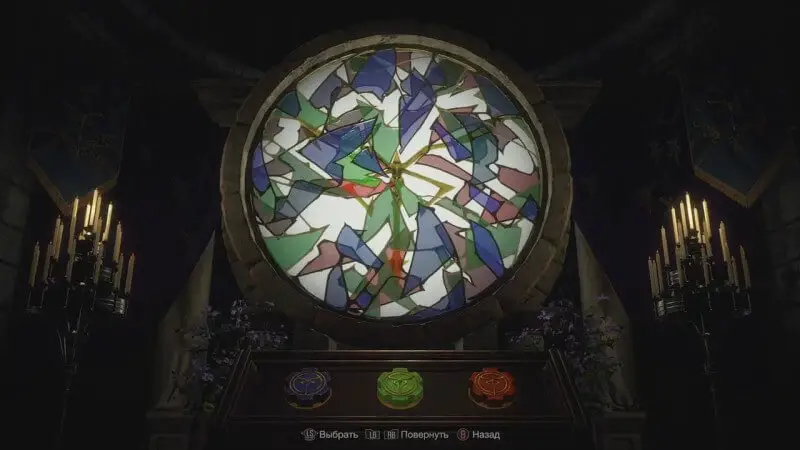 Resident Evil 4 church mosaic puzzle: how make a stained glass pattern