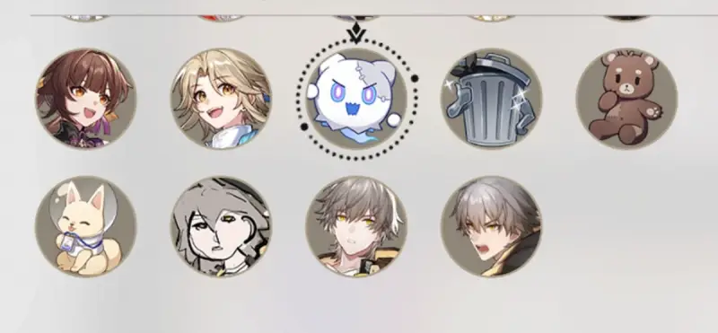 Avatars in Honkai Star Rail: how to open profile pictures