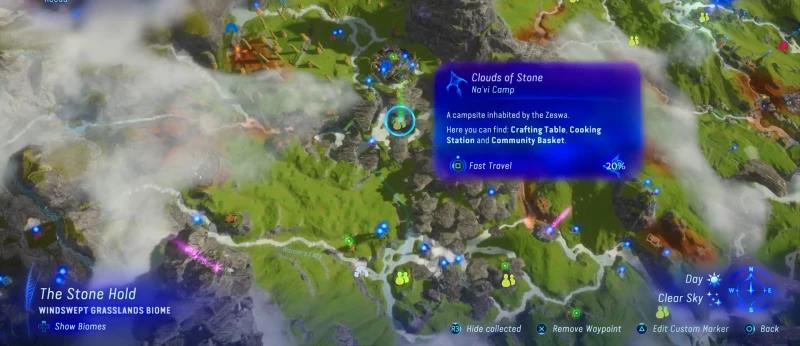 Gifts for the Zesva clan in Avatar Frontiers of Pandora: where to find baskets and materials