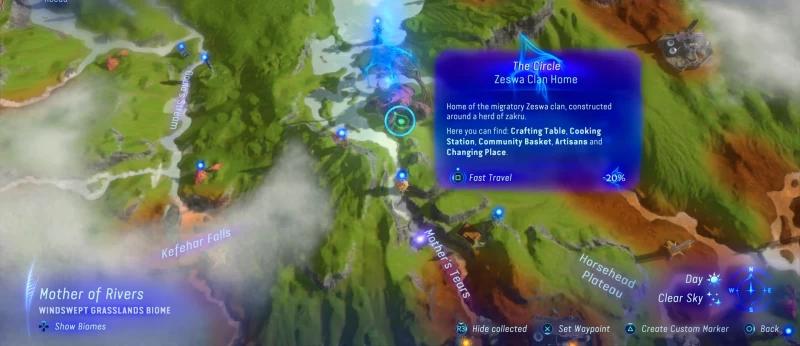Gifts for the Zesva clan in Avatar Frontiers of Pandora: where to find baskets and materials
