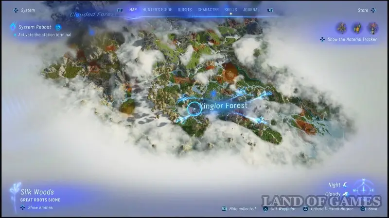  Intelligence in Avatar Frontiers of Pandora: where to find stations and terminals