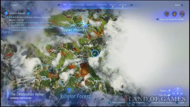  Intelligence in Avatar Frontiers of Pandora: where to find stations and terminals