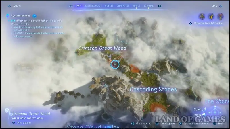  Intelligence in Avatar Frontiers of Pandora: where to find stations and terminals
