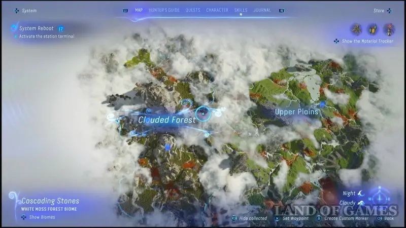  Intelligence in Avatar Frontiers of Pandora: where to find stations and terminals