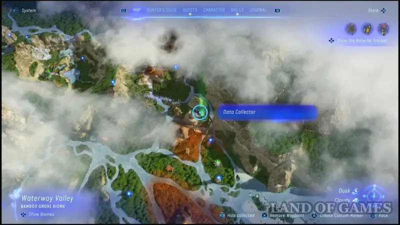  Intelligence in Avatar Frontiers of Pandora: where to find stations and terminals