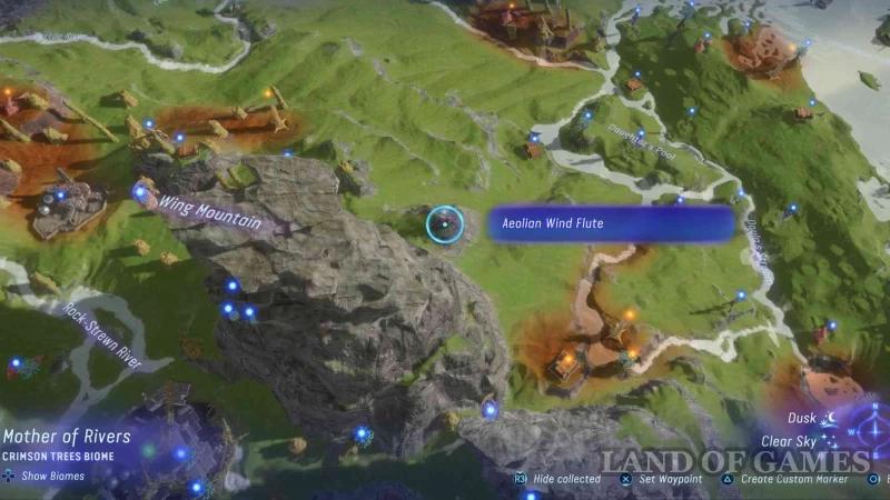 Aeolian wind flutes in Avatar Frontiers of Pandora: where to find