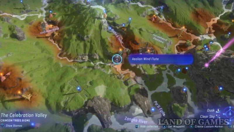 Aeolian wind flutes in Avatar Frontiers of Pandora: where to find