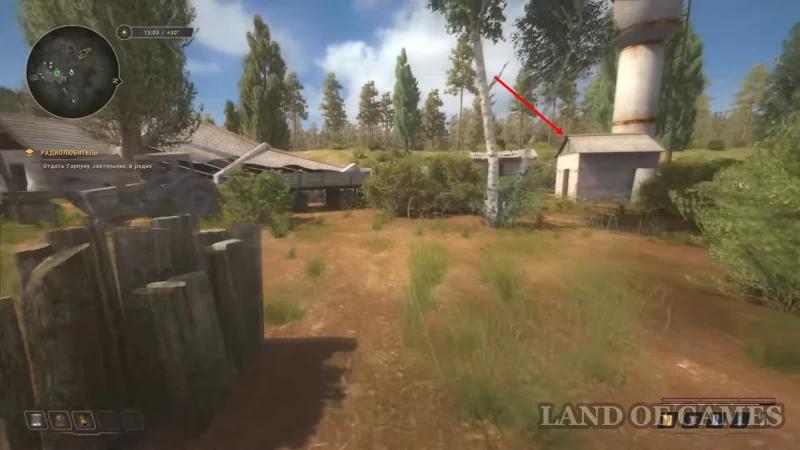 Amateur radio in True Stalker: how to find a lamp and radio