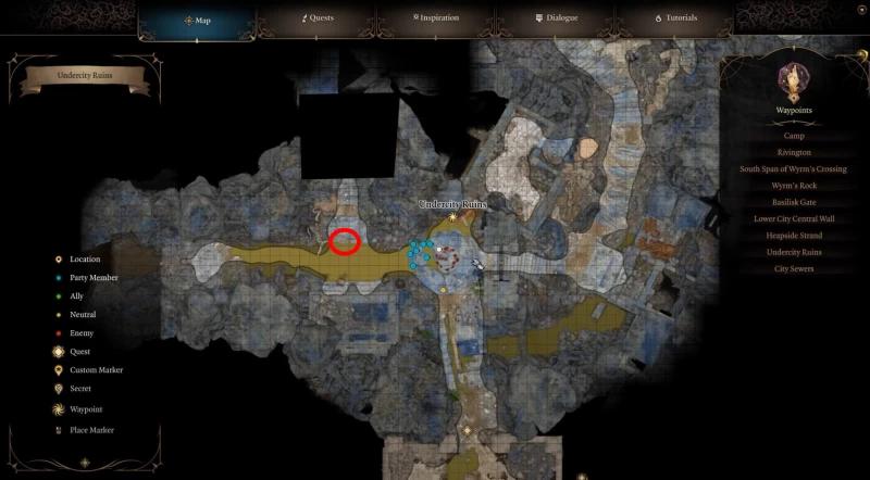 Skeletus of Sarin in Baldur&rsquo ;s Gate 3: where to find the skull in the sewer