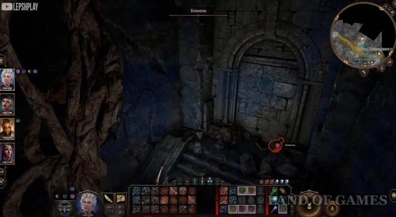  Saryn's skeleton in Baldur's Gate 3: where to find the skull in the sewer