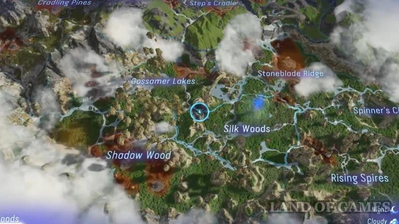 Trails of sharp-winged moths in Avatar Frontiers of Pandora: how to find all the nests