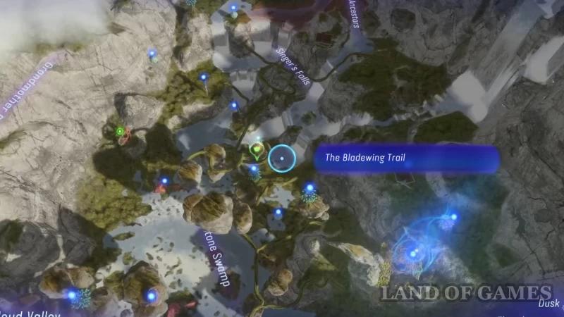 Trails of sharp-winged moths in Avatar Frontiers of Pandora: how to find all the nests
