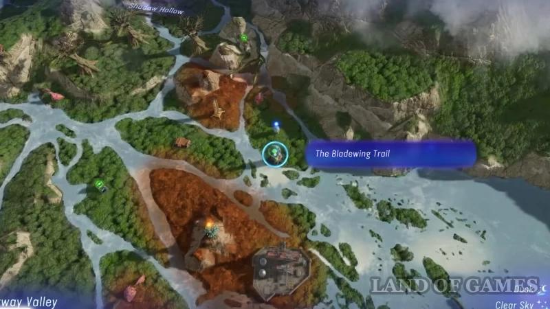 Trails of sharp-winged moths in Avatar Frontiers of Pandora: how to find all the nests