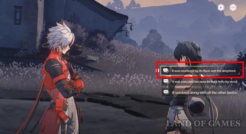 Answers to Scar's questions in Wuthering Waves: what happens if you attack Scar