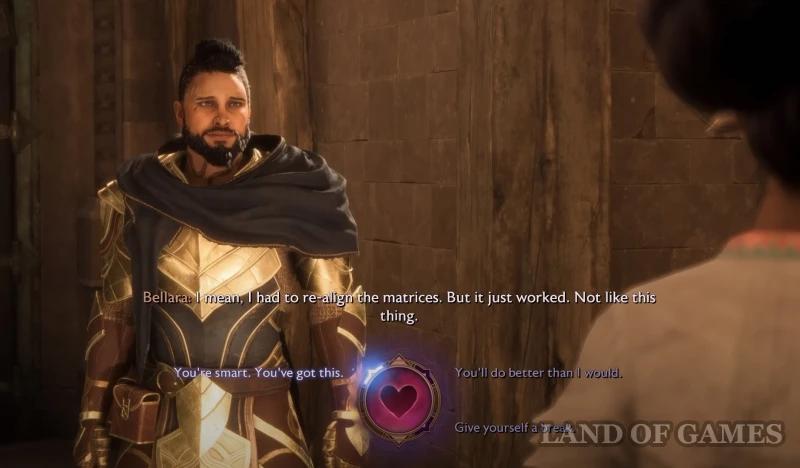 Romance with Bellara in Dragon Age The Veilguard: development and approval