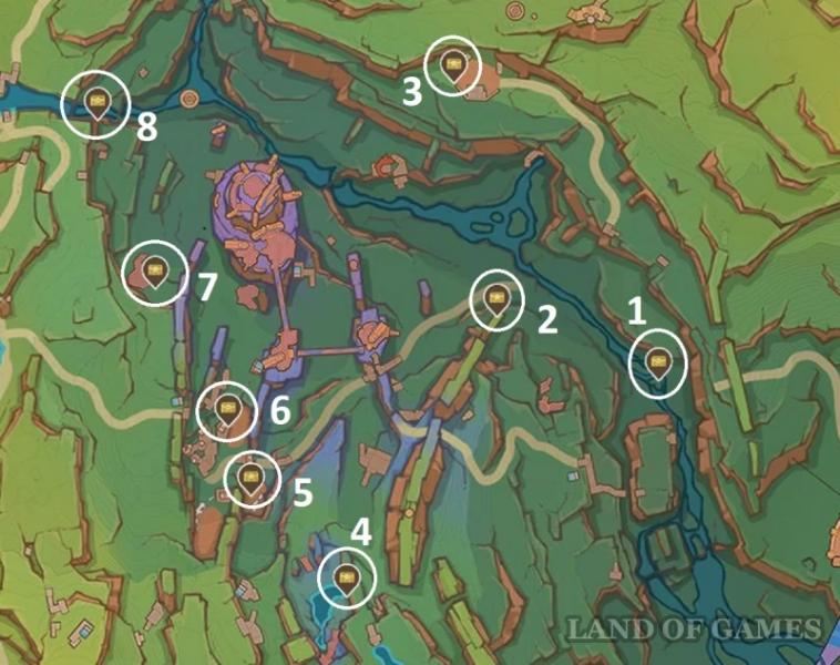 Amazing chests in Ochkanatlan, on the cliff of Kuauacán and the ridge of Tezcatepetonko in Genshin Impact 5.2