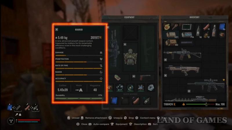 The best weapon in Stalker 2: how to get, repair and improve