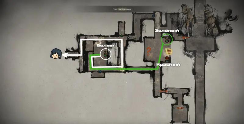 Puzzles in the Hall worship Silent Hill f: Rinko's cell and Shu's memories