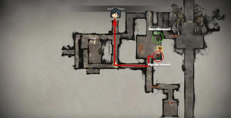 Puzzles in the Hall worship Silent Hill f: Rinko's cell and Shu's memories