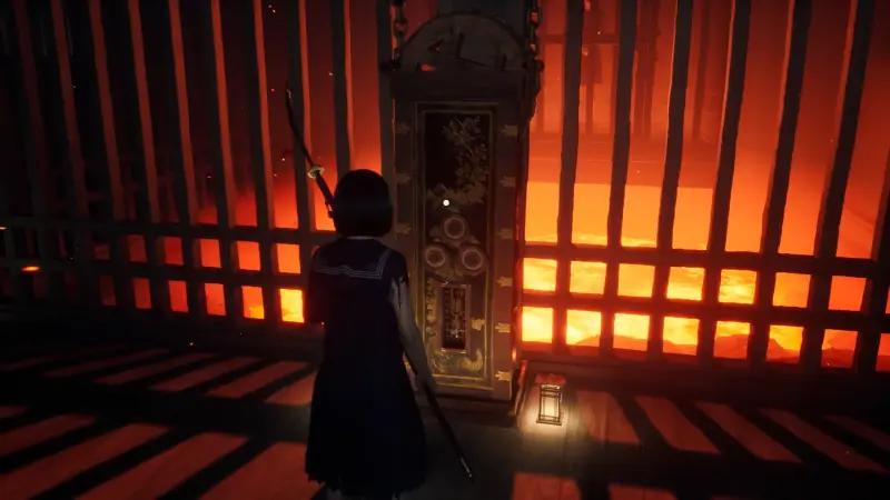 Puzzles in the Hall worship of Silent Hill f: Rinko's cage and Shu's memories