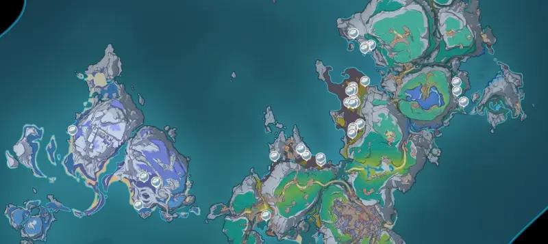 Fishing in Nod's End in Genshin Impact: all fishing spots