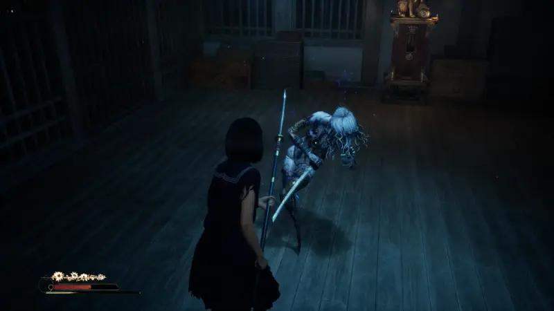 Riddles in the Hall of Worship Silent Hill f: labyrinth and puzzle with cells