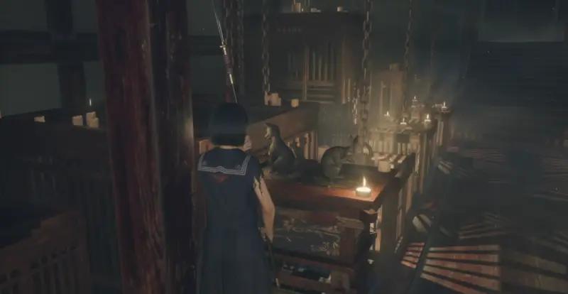 Riddles in the Hall of Worship Silent Hill f: labyrinth and cell puzzle