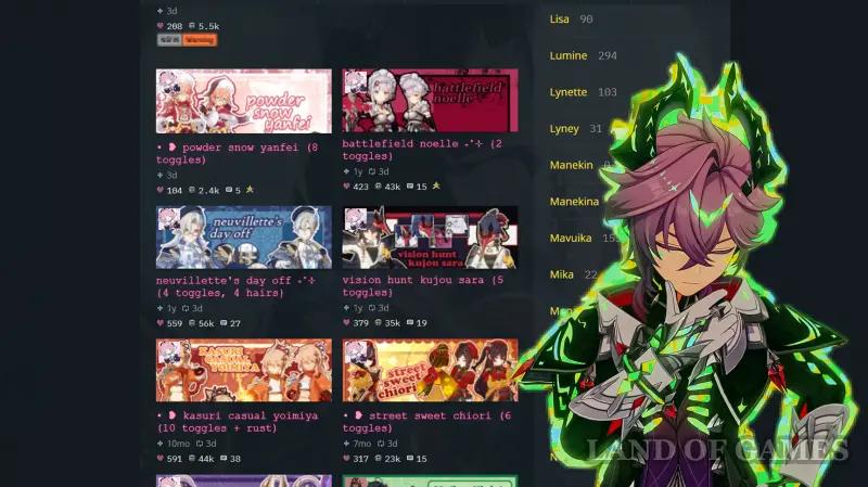 Cheats in Genshin Impact: types, features and dangers of downloading