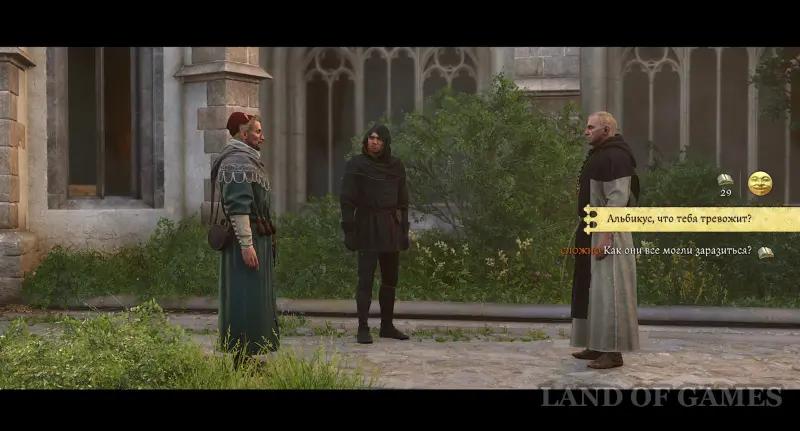 Royal healer in Kingdom Come Deliverance 2: where to find Albikus