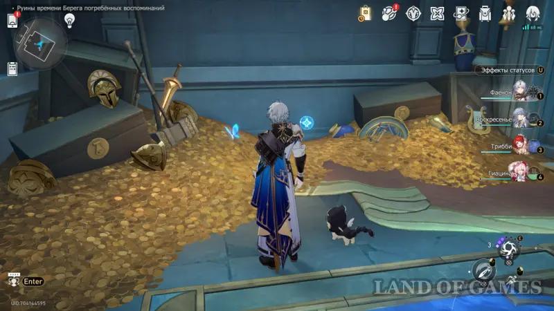 Nymphs of creation in the Ruins of Time Coast Buried Memories in Honkai Star Rail: Where to Find