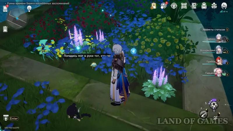 Nymphs of Creation in the Ruins of Time Coast of Buried Memories in Honkai Star Rail: where to find