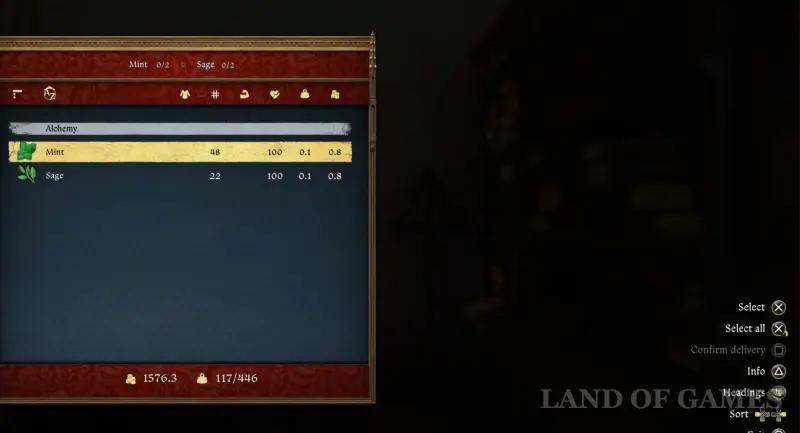 Premonition of evil in Kingdom Come Deliverance 2: where to find mint and sage