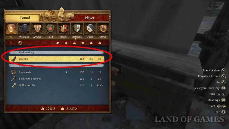 Prevention in Kingdom Come Deliverance 2: where to find rope, leather and oil recipe