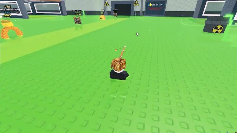 Fishing in Steal the Brainrot: chances, fishing rods and what comes out